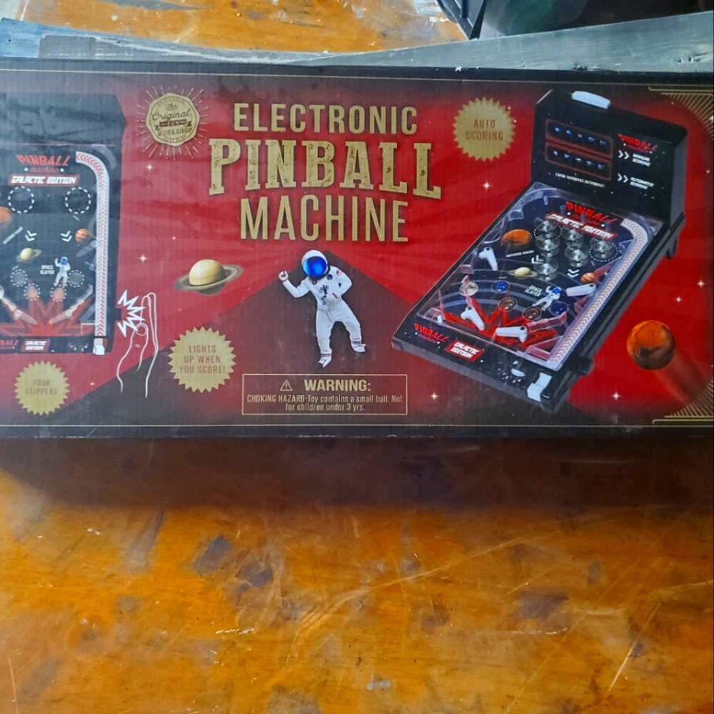 I'm selling a space man pin ball maching (arcade style game)